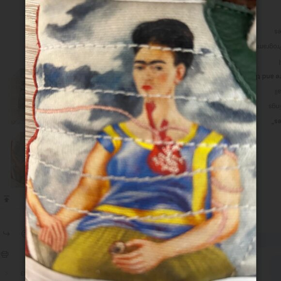 Limited Edition Frida Kahlo Vault Vans - Picture 3 of 5